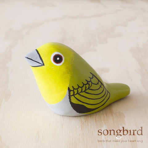 Songbird Silvereye Paperweight Whistle - Thailand