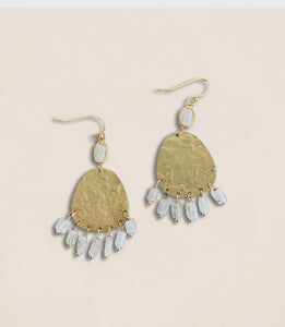 Opaque Glass Beads Earrings - India