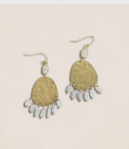 Opaque Glass Beads Earrings - India