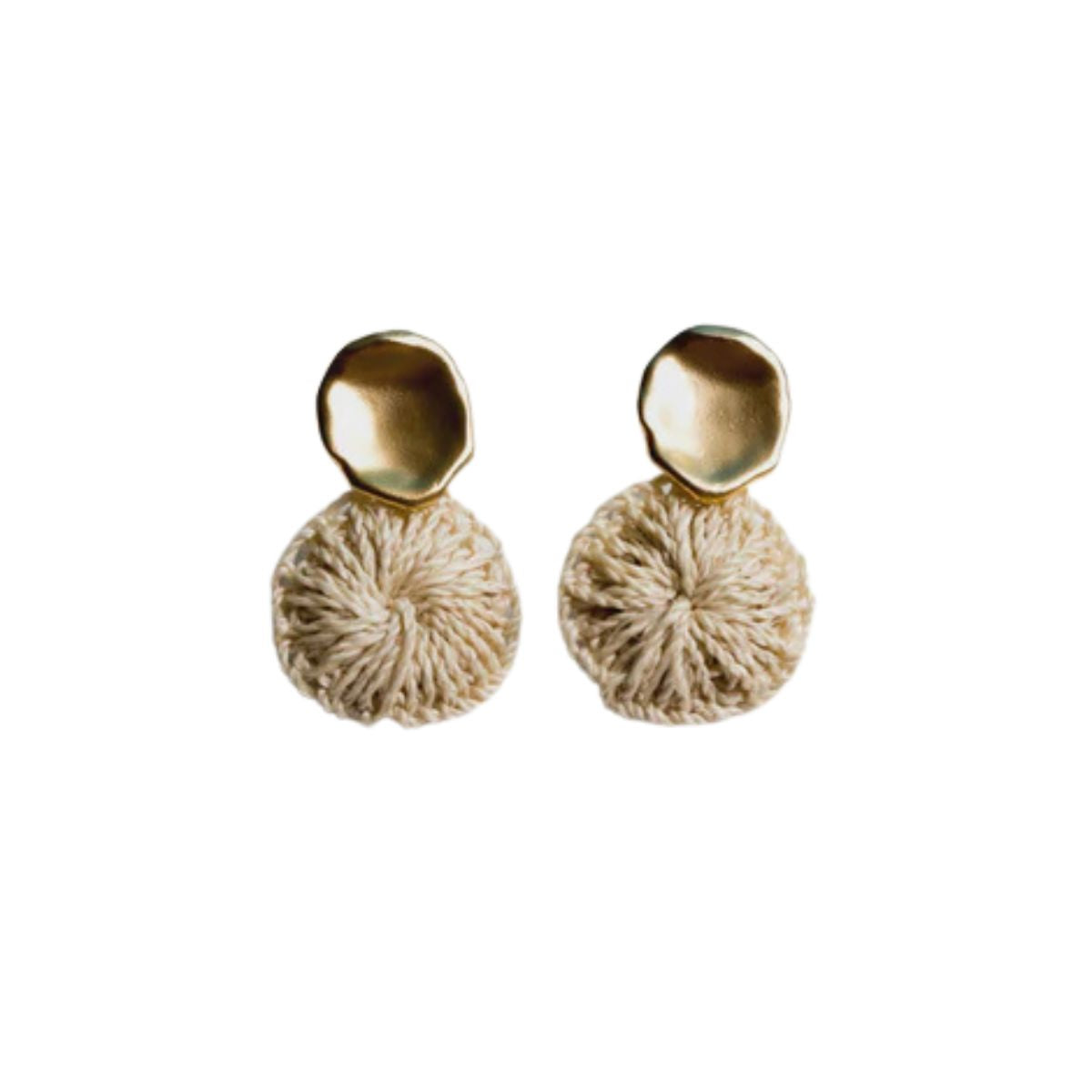 Amaki Earrings - Gold - Papua New Guinea