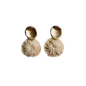 Amaki Earrings - Gold - Papua New Guinea