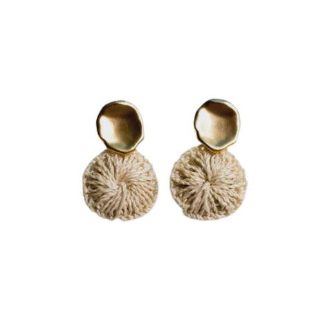 Amaki Earrings - Gold - Papua New Guinea