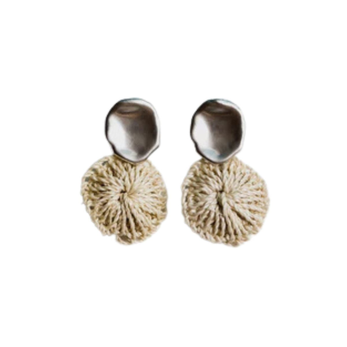 Amaki Earrings - Silver - Papua New Guinea