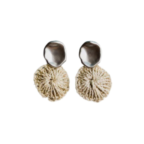 Amaki Earrings - Silver - Papua New Guinea
