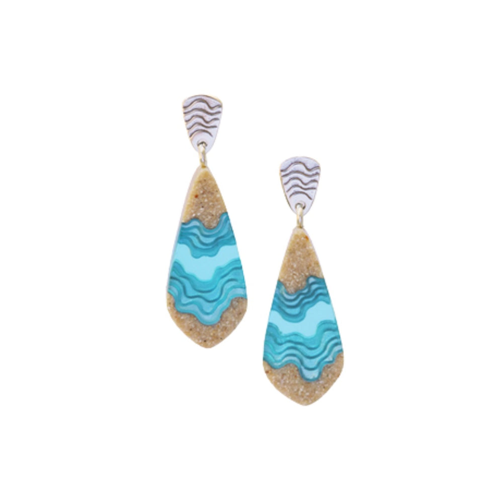 Gorge Earrings - Aqua - Philippines