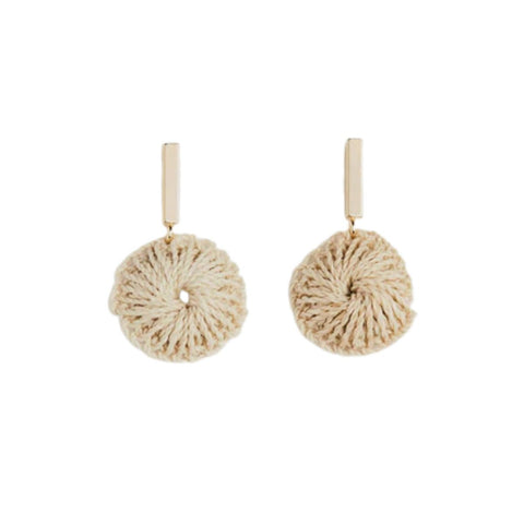 Bar Earrings - Gold - Papua New Guinea