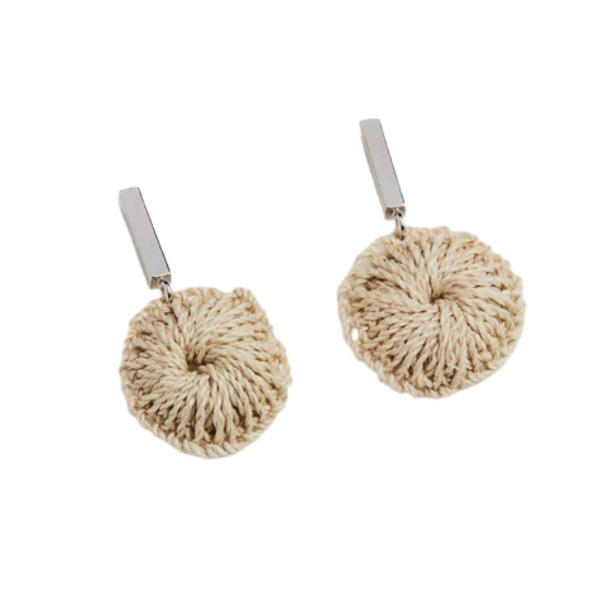 Bar Earrings - Silver - Papua New Guinea