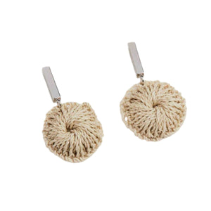 Bar Earrings - Silver - Papua New Guinea
