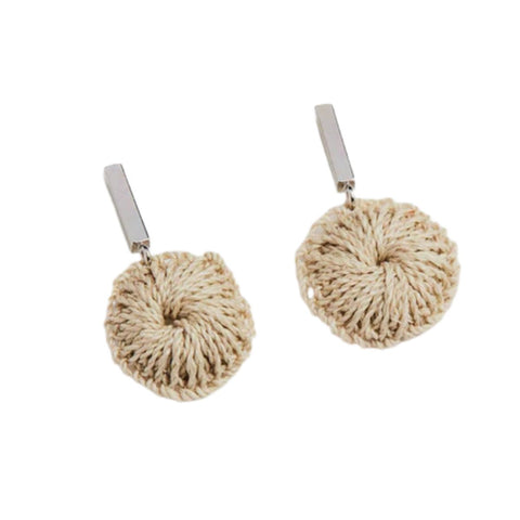 Bar Earrings - Silver - Papua New Guinea