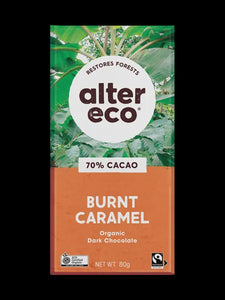 Alter Eco Chocolate Bar - Burnt Caramel
