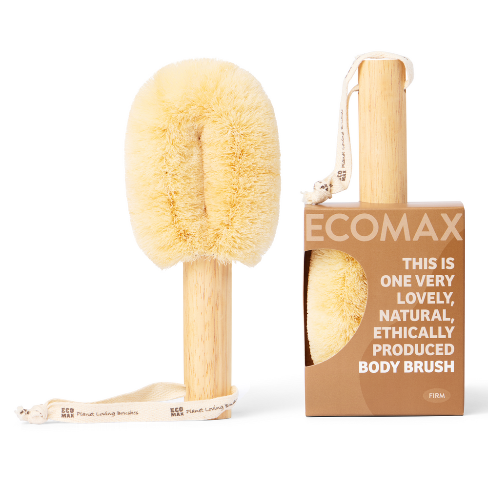 Firm Sisal Body Brush in Sand colour - Sri Lanka