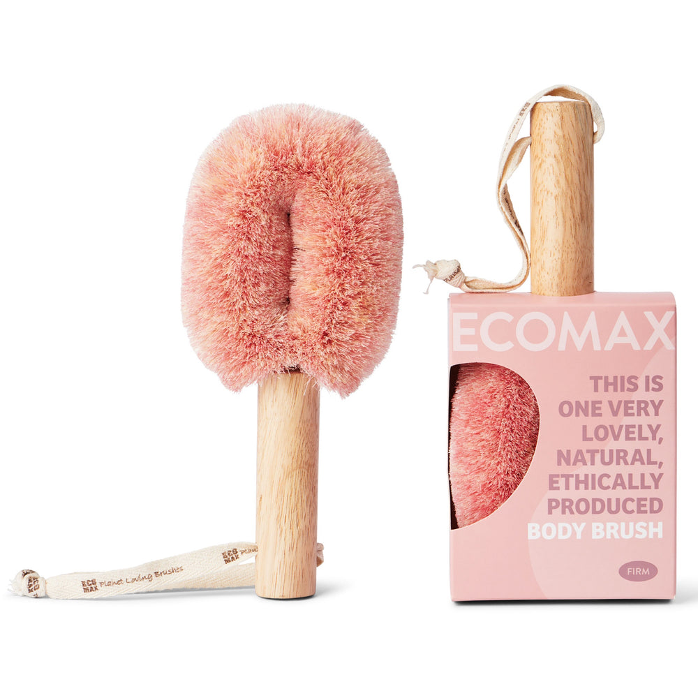 Firm Sisal Body Brush in Pink- Sri Lanka