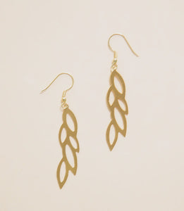 Jali -Leaf Earrings - India