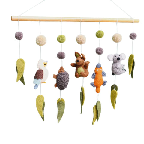 Felt Australian Animals Felt Mobile - Nepal