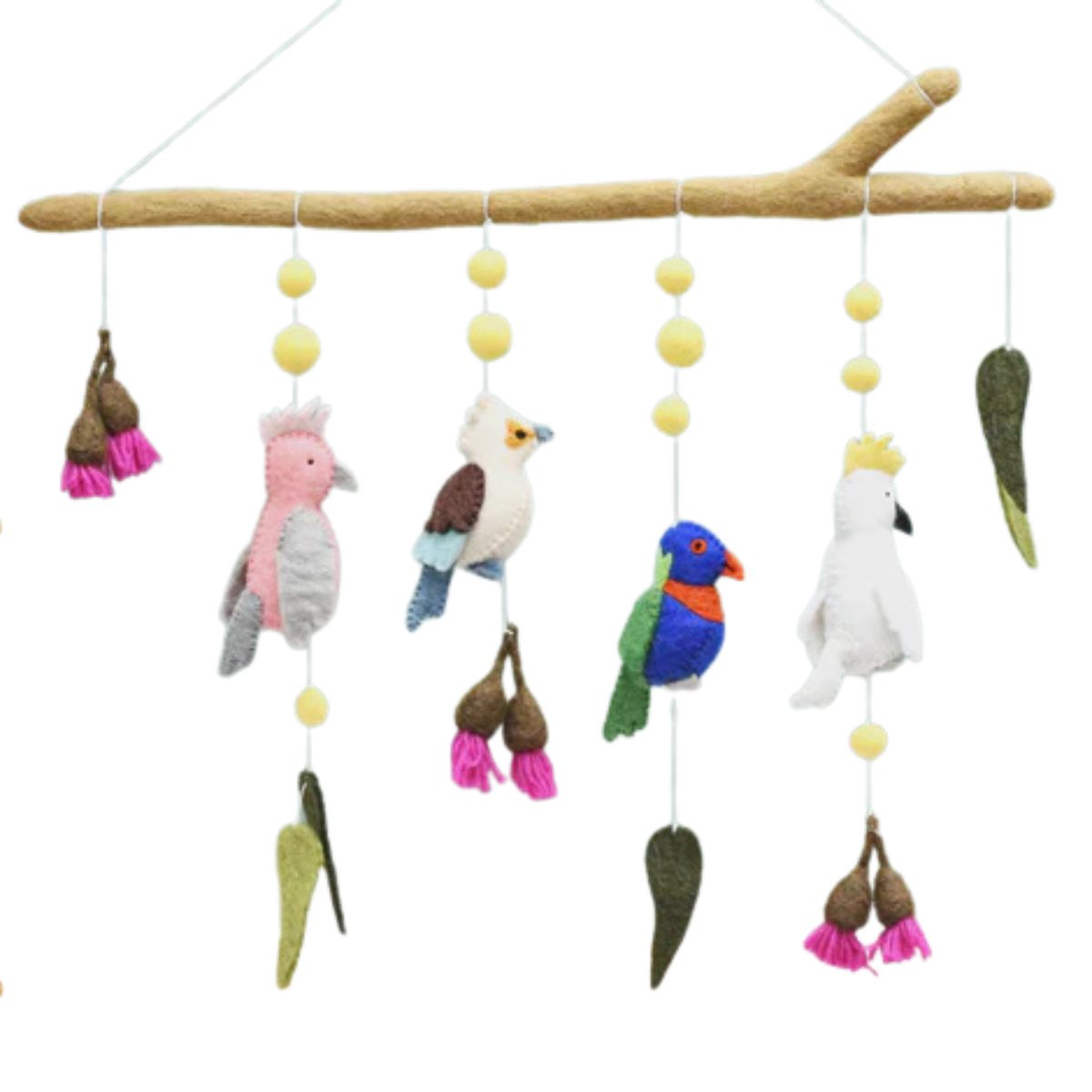 Felt Australian Birds  Mobile - Nepal