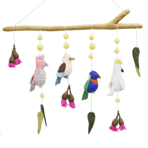 Felt Australian Birds  Mobile - Nepal