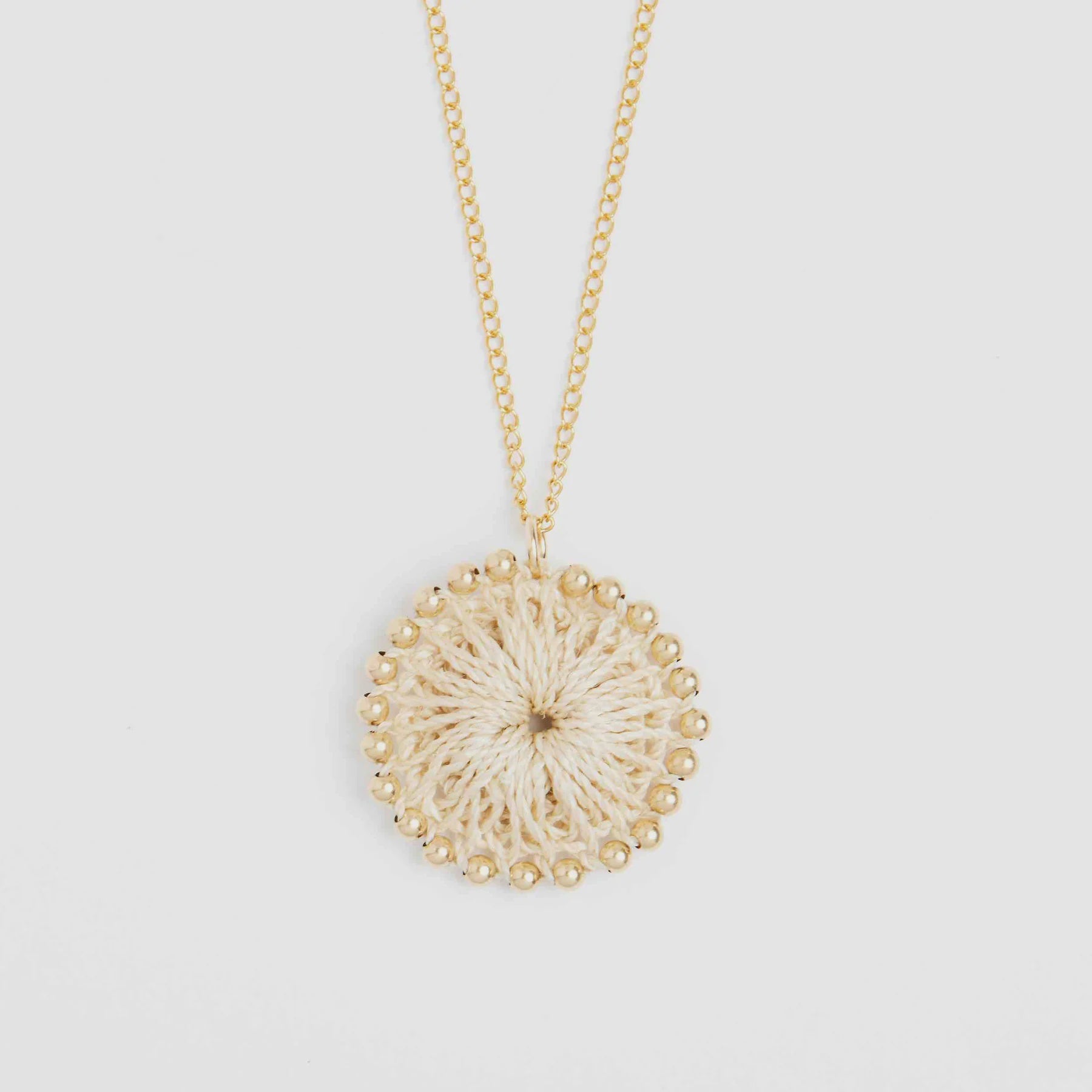 Bilum & Bilas - Nambis Necklace - Gold - Papua New Guinea