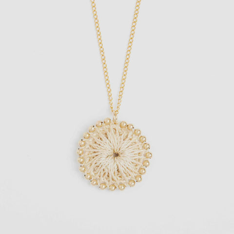 Bilum & Bilas - Nambis Necklace - Gold - Papua New Guinea