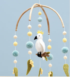 Tara Treasures - Cot Mobile - Cockatoo Australiana - Nepal