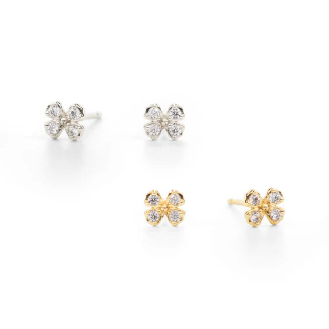 Mustard Flower Post Earrings - Asia