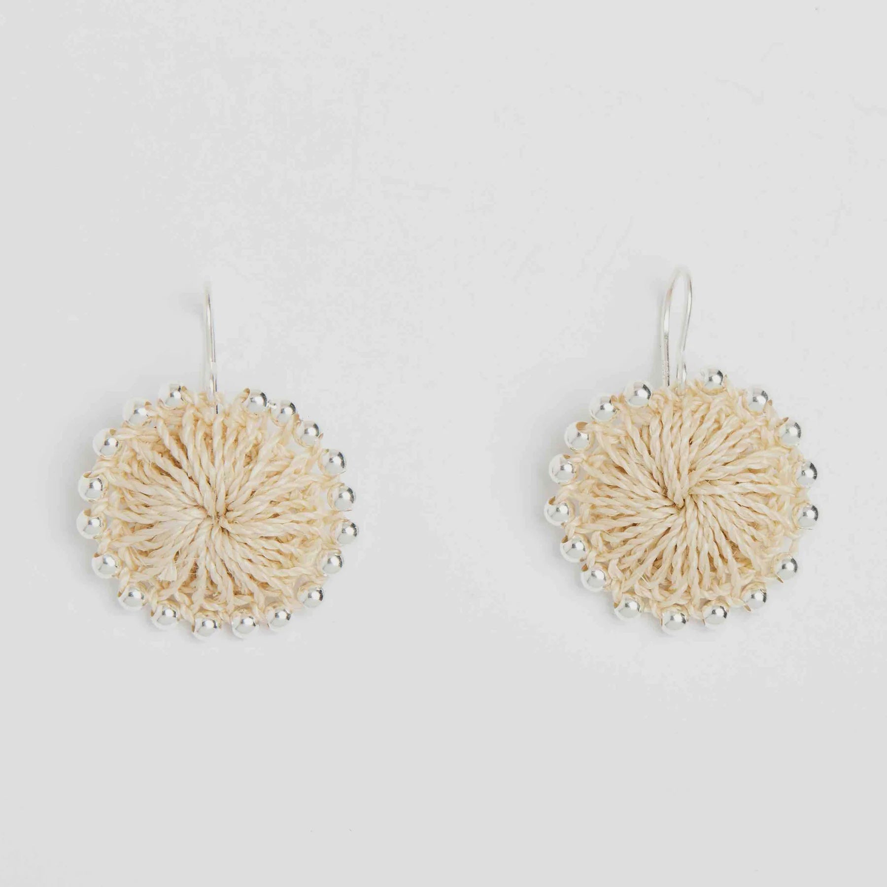 Bilum & Bilas - Nambis Earrings - Sterling Silver - Papua New Guinea