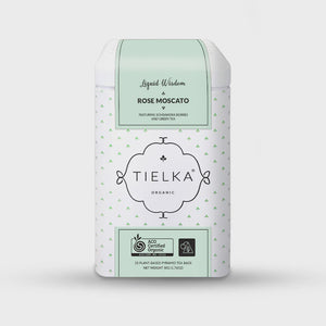 Tielka - Rose Moscato Tea Pyramid Bags - Tin 25pc - Australia