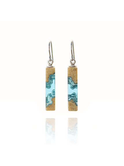 Strait Earrings - Aqua - Philippines