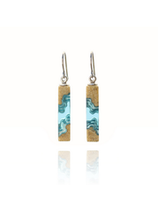 Strait Earrings - Aqua - Philippines