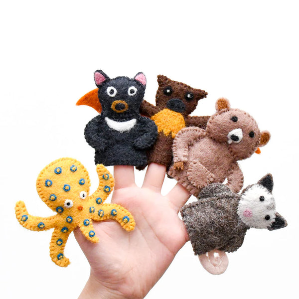 Tara Treasures - Finger Puppet Set - Native Animals - Nepal