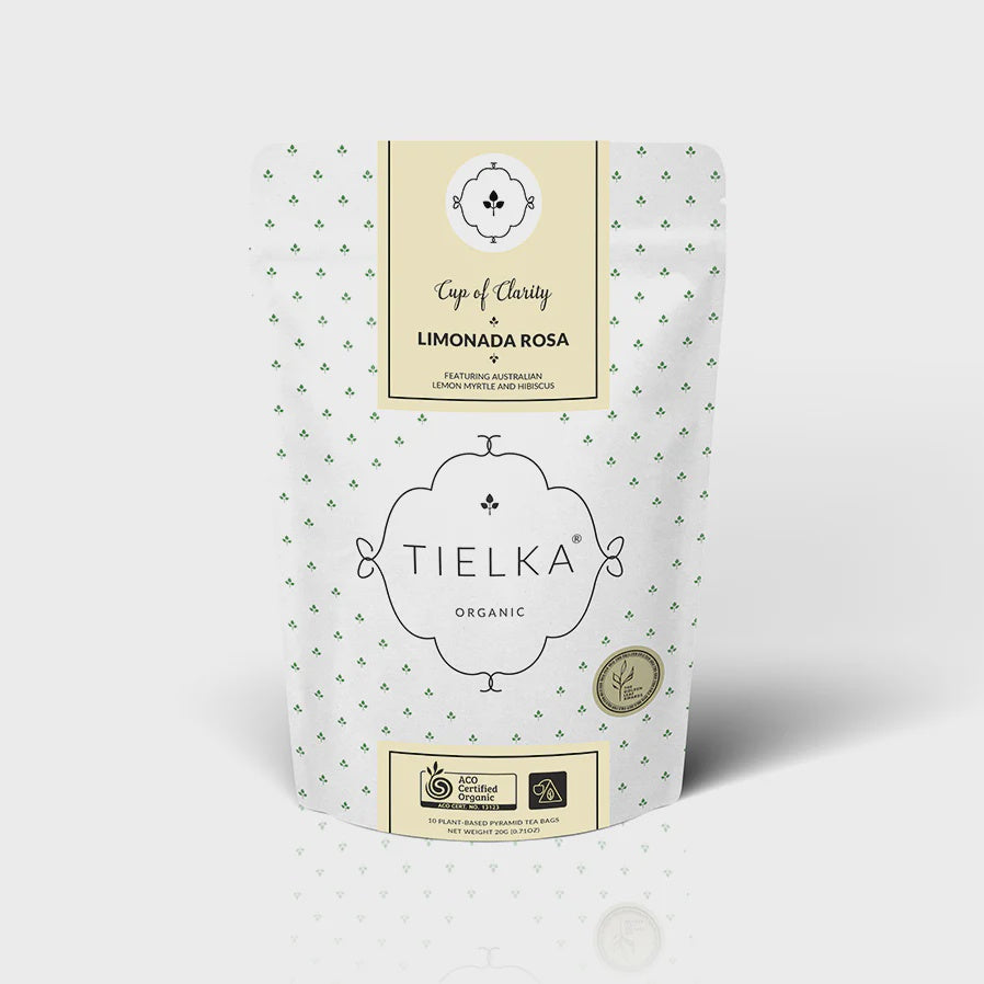 Tielka Limonada Rosa Herbal Tea Pyramid Bags - Pouch 10pc