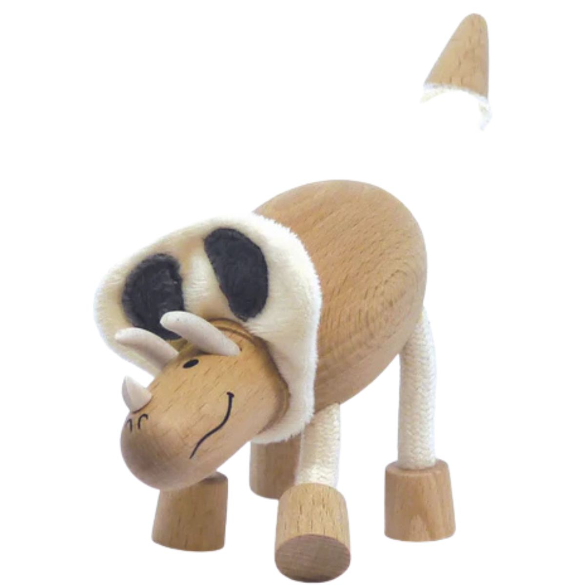 Wooden Torosaurus Dinosaur Toy - Vietnam