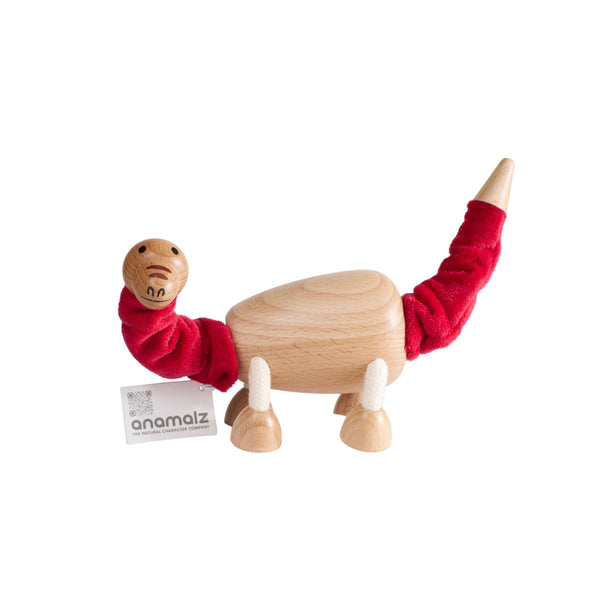 Wooden Brontosaurus Dinosaur Toy - Vietnam