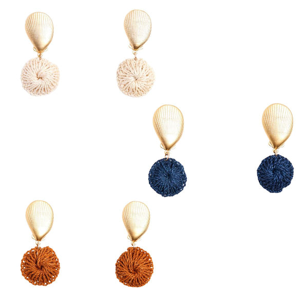 Clam Shell Earrings - Papua New Guinea