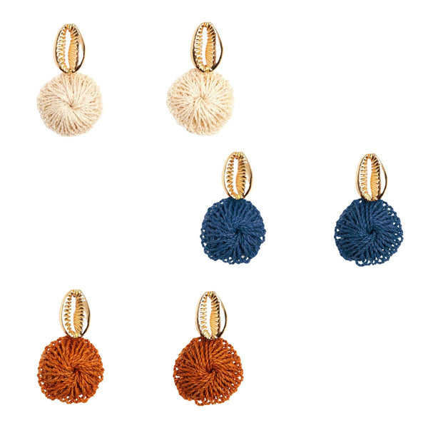 Cowry Shell Earrings - Papua New Guinea