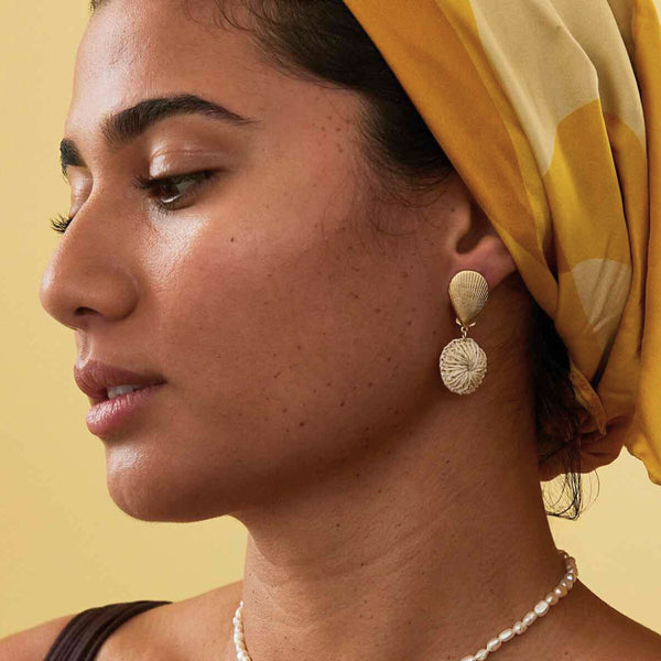 Clam Shell Earrings - Papua New Guinea
