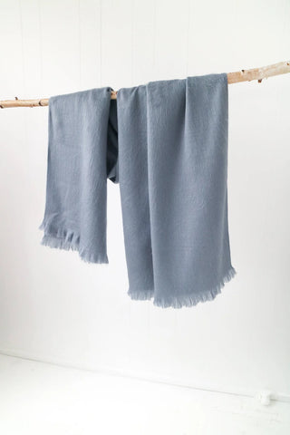 La Sierra - Classic Alpaca Scarf / Steel - Ecuador
