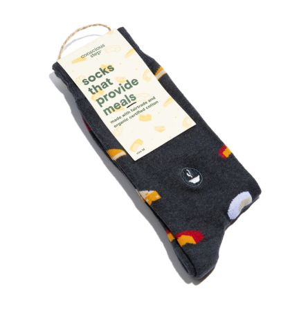 Socks That Provide Meals - Feelin' Cheesy - India