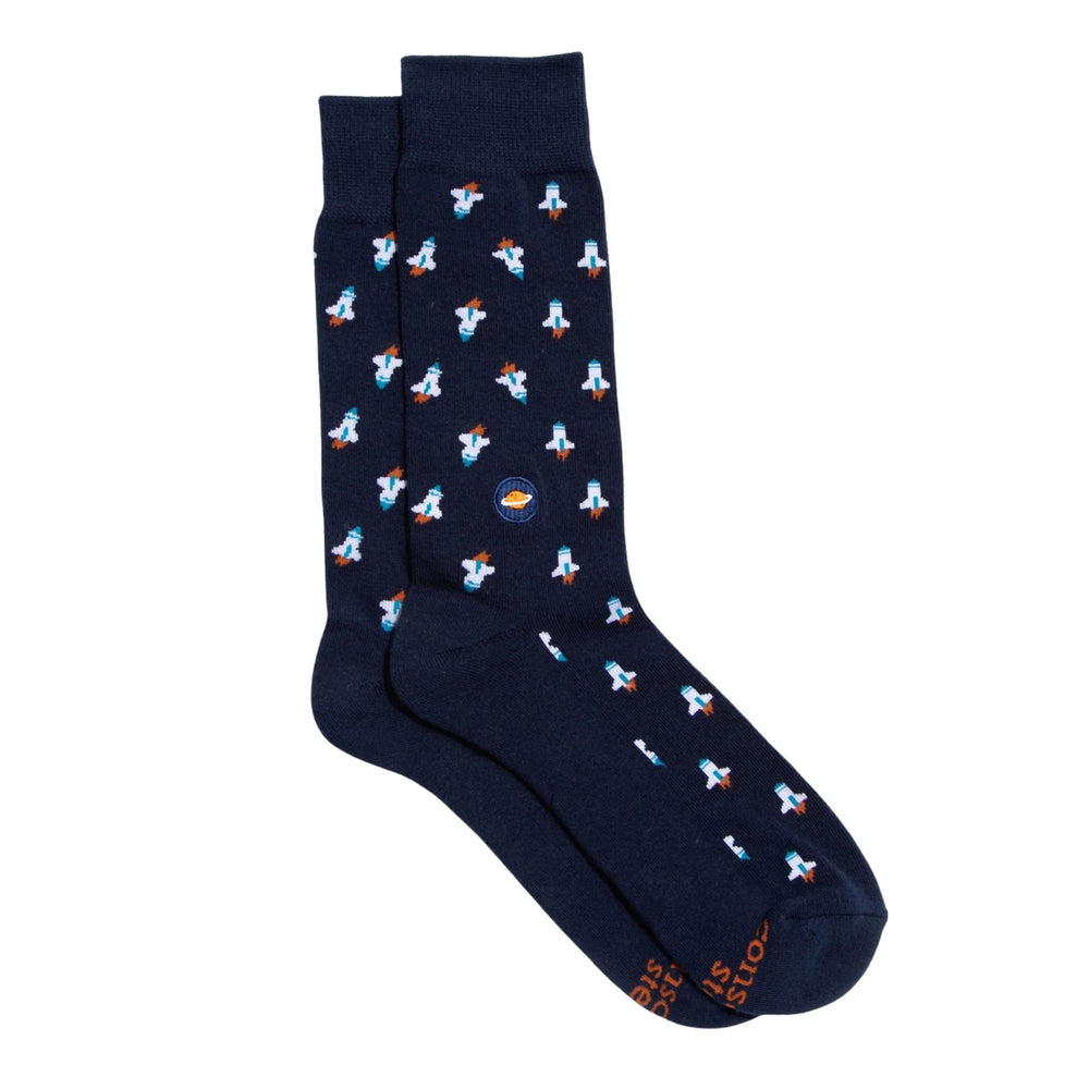 Socks That Support Space Exploration - Racing Rocket Ships - India