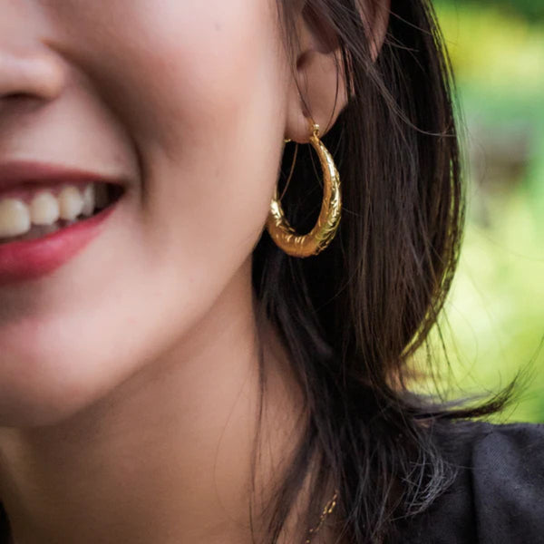 Leaf of Awareness Earrings - Asia