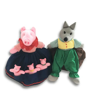 Three Little Pigs Upside-Down Doll - Thailand