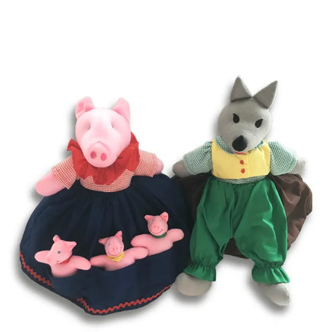 Three Little Pigs Upside-Down Doll - Thailand