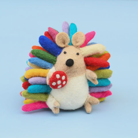 Felt Rainbow Hedgehog - Nepal