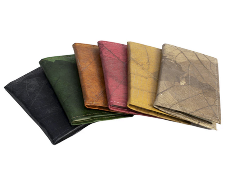 Leaf Leather Notebook A6 - Thailand