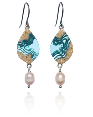 BoldB - Bay Earrings - Aqua- Philippines