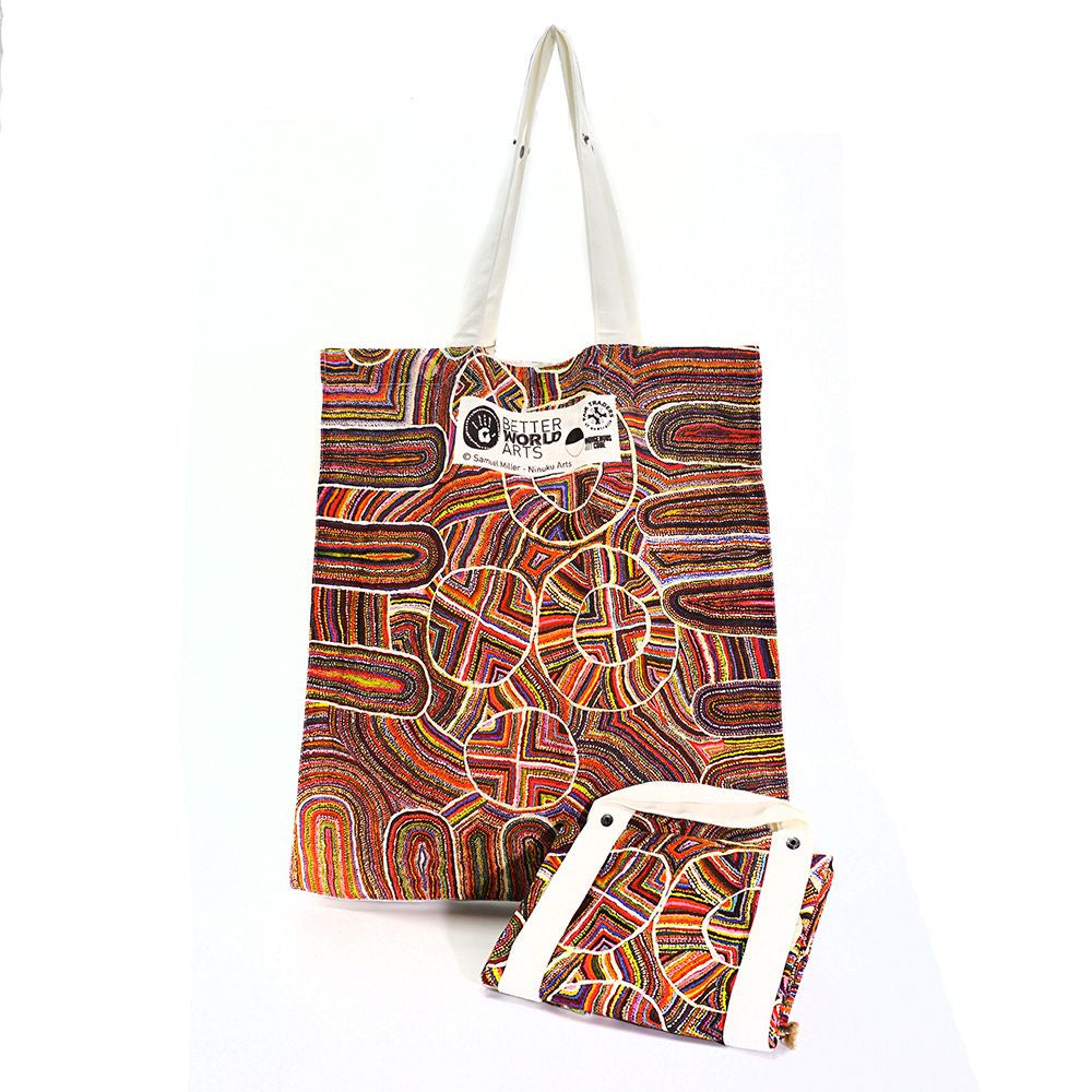 Better World Arts - Cotton Foldable Shopping Bag - Samuel Miller - India