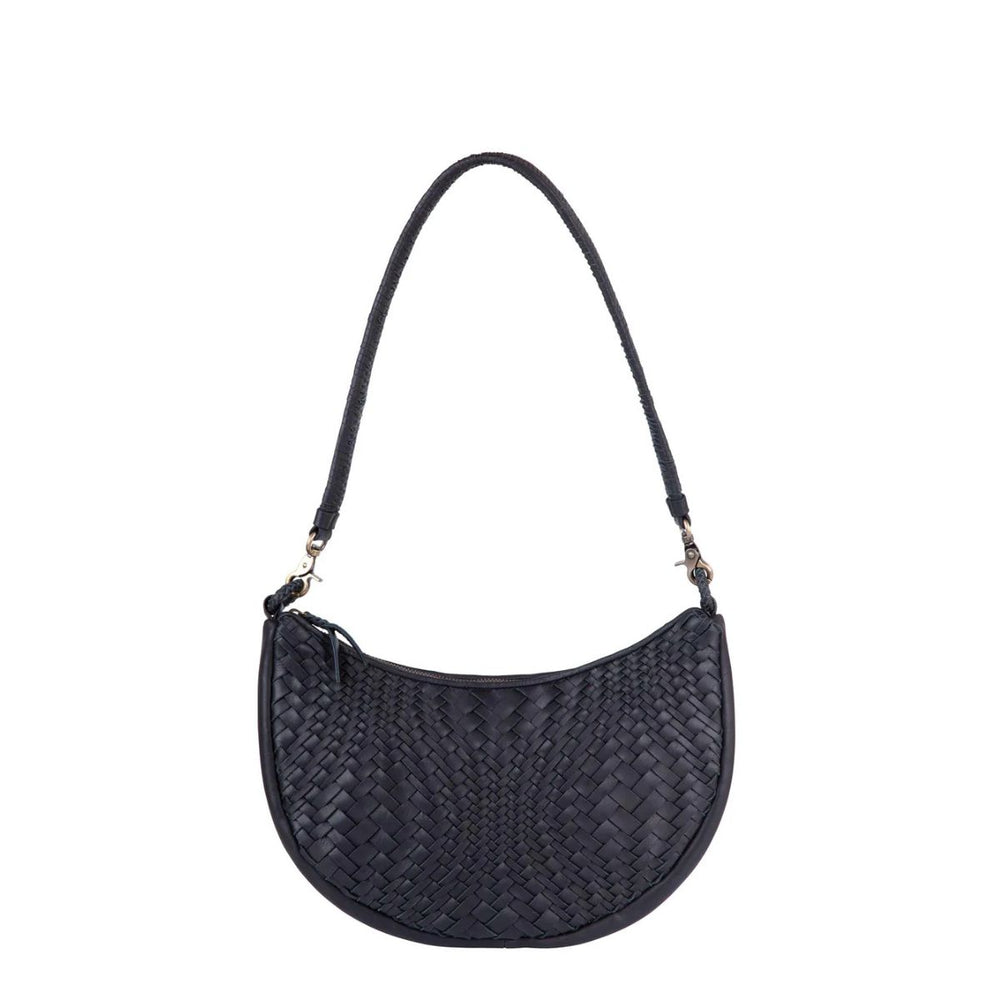 Sancha Woven Leather Shoulder Bag - Indonesia