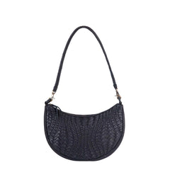 Sancha Woven Leather Shoulder Bag - Indonesia