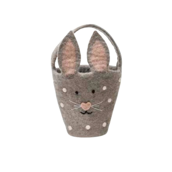 Spotty Bunny Egg Basket - Nepal