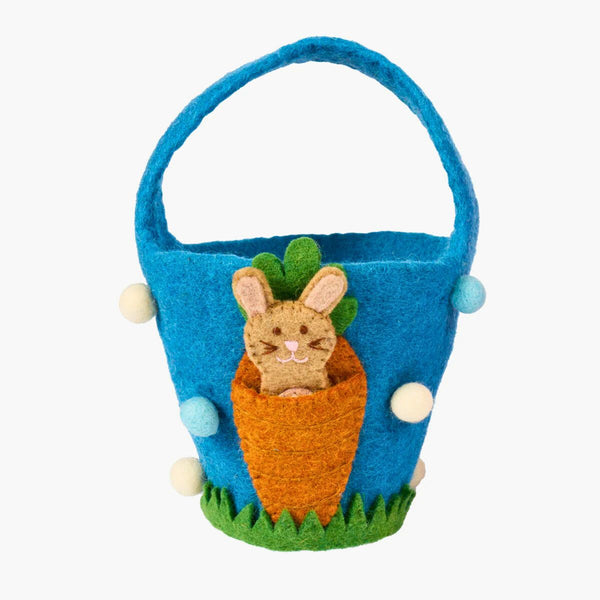 Felt Easter Basket With Pocket - Nepal