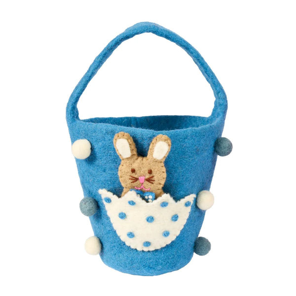Felt Easter Basket With Pocket - Nepal
